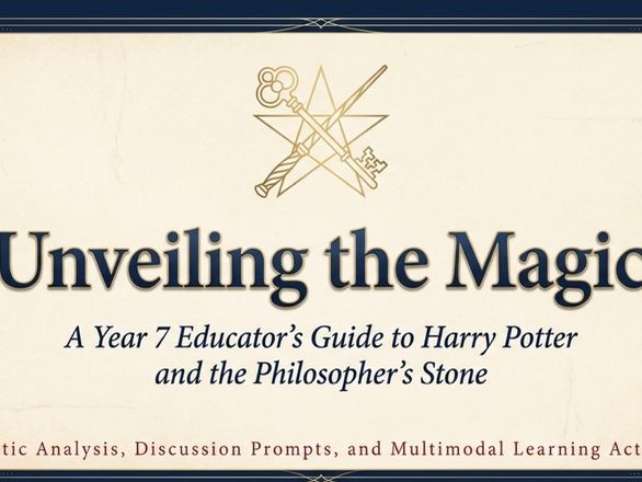 Harry Potter and the Philosopher’s Stone – Analytical Writing Unit Year 7