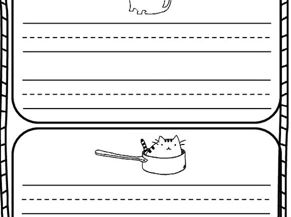 CVC Words Writing Sentence Worksheets for Kindergarten