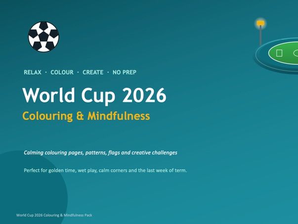 World Cup 2026 Colouring & Mindfulness Pack