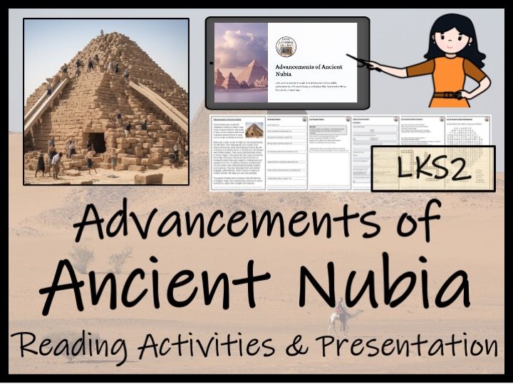 Ancient Nubia Advancements Reading Comprehension Activities | Year 3 or Year 4
