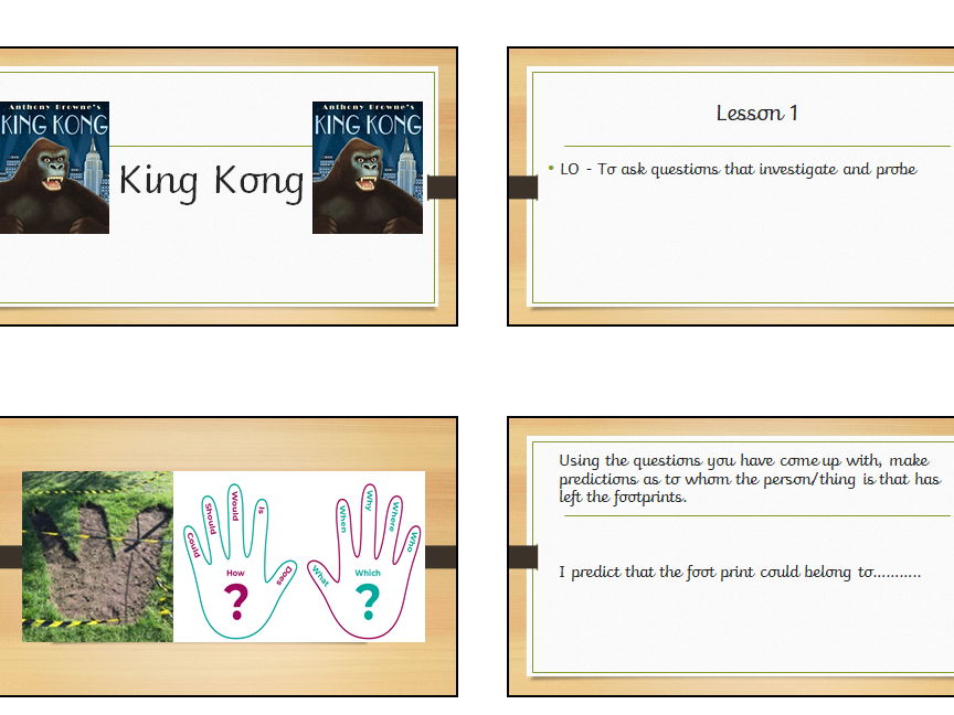 UKS2 English: King Kong