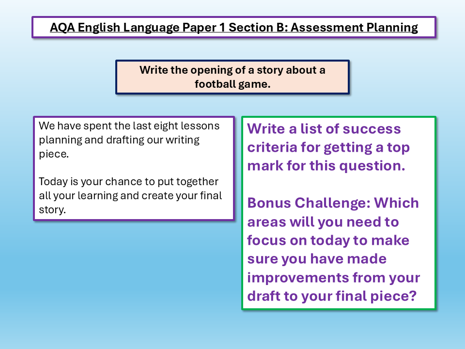 World Cup 2026 English Creative Writing Planning