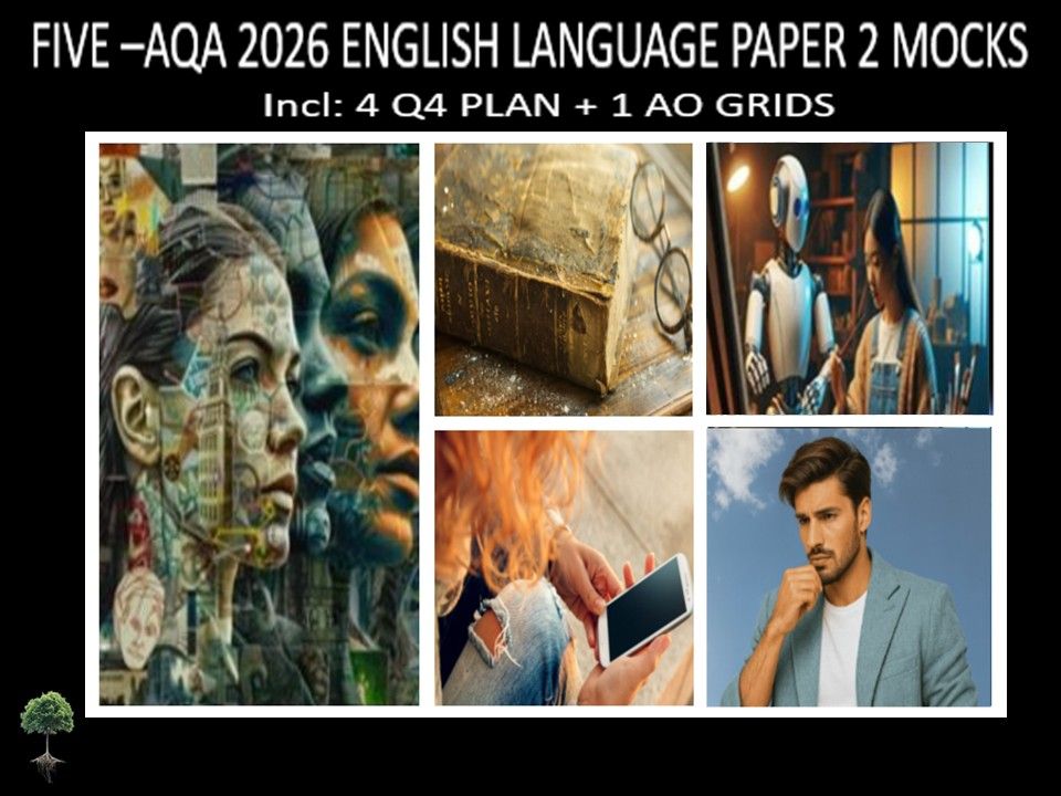 FIVE - AQA PAPER 2 | 2026 FULL MOCKS | Q4 PLAN  | AO GRIDS