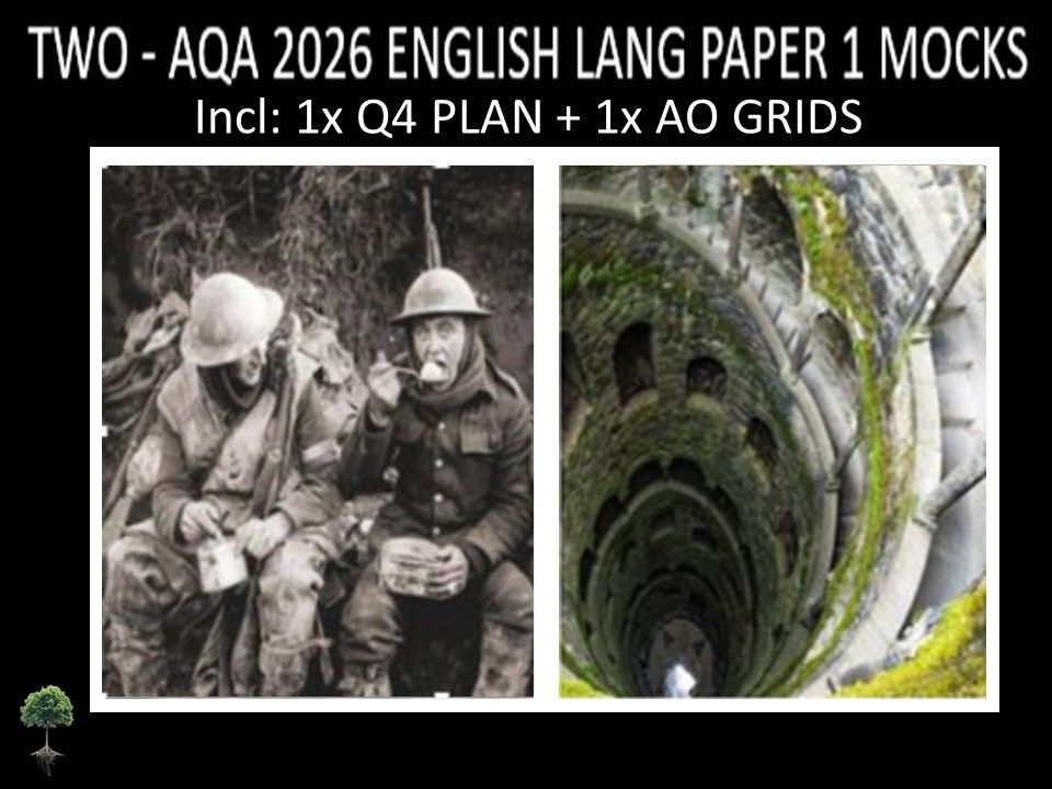 TWO - AQA PAPER 1 | 2026 FULL MOCKS | Q4 PLAN | AO GRIDS