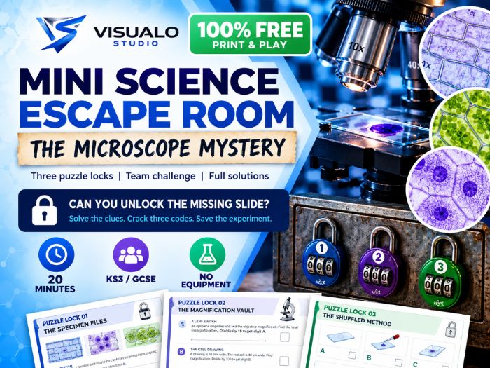 Mini Science Escape Room: The Microscope Mystery