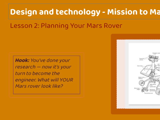 DT unit - Lesson 2 - Lunar Rover - Planning