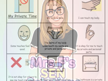 Private Time - social story