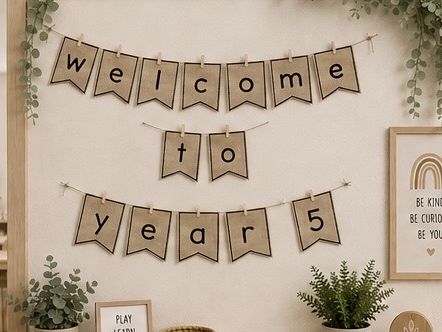 Welcome Banner (Year 5)