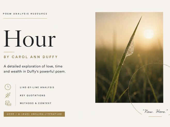 Hour Poem Analysis and Guide