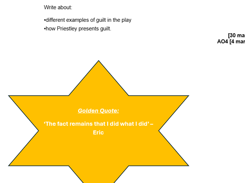 AQA An Inspector Calls Essay Workbook