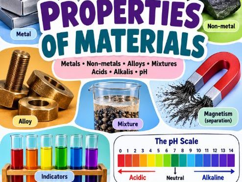 Grade 7 Science Properties of Materials | 25-Page Activity Workbook