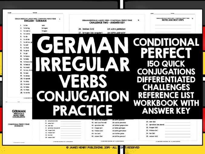 Lesson 17. German Regular And Irregular Verbs – GXQEE