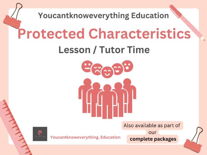 Protected Characteristics Tutor time