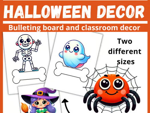 Halloween Students Names Door Decoration | Editable Fall Door Decoration