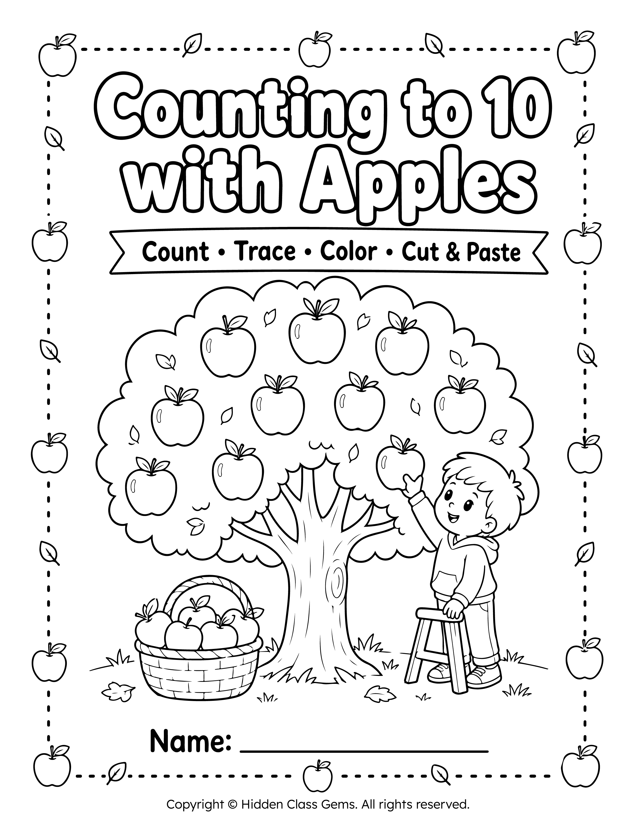 Apple Theme Math Centers | Teaching Resources