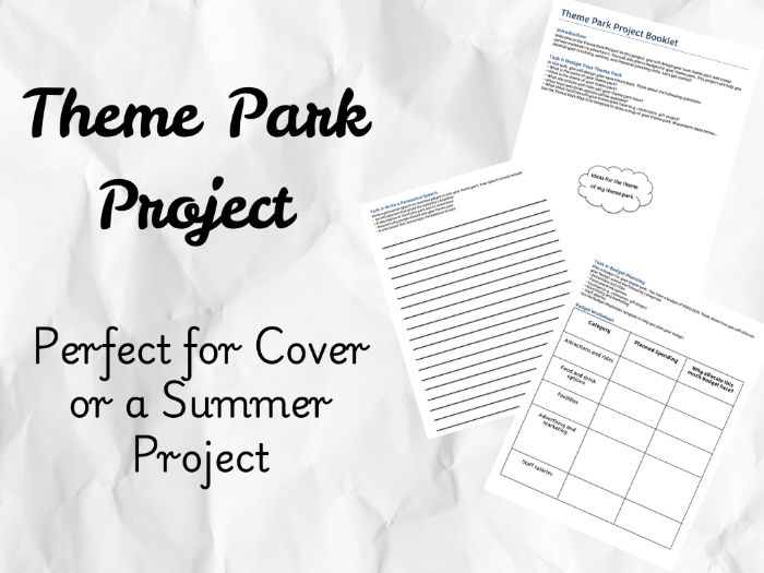 Design Your Own Theme Park – KS2/KS3 Project Pack
