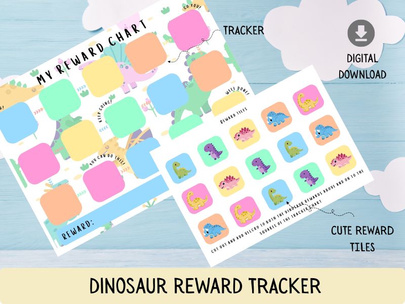 Early Years Dinosaur Behaviour Chart – EYFS Reward Tracker to Support Positive Behaviour