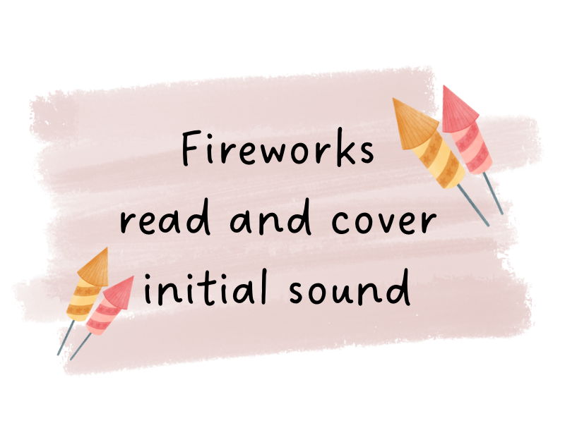 Firework read and cover initial sound