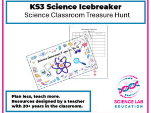 KS3 Icebreaker Science Classroom Treasure Hunt Activity