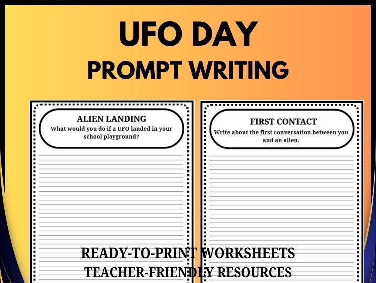 World UFO Day Writing Prompts | 30 Out-of-This-World Prompts