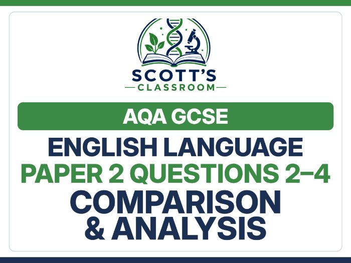 AQA English Language Paper 2 Q2-Q4 Workbook