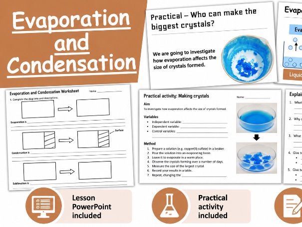 Ks3 Evaporation and Condensation lesson