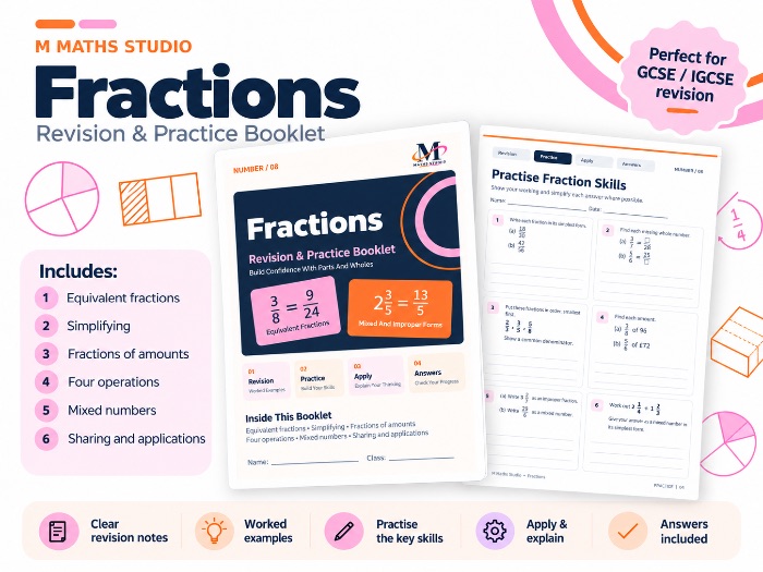 Fractions | Revision Booklet