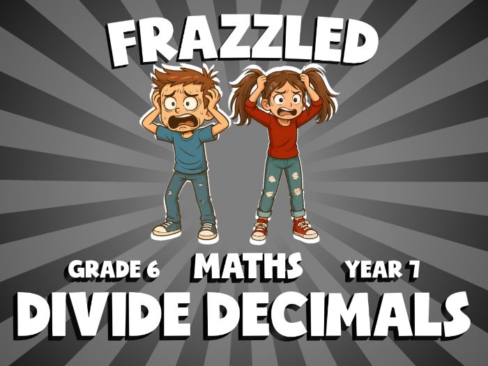 Divide Decimals FRAZZLED Maths Game | No-Prep Year 7 Review Activity