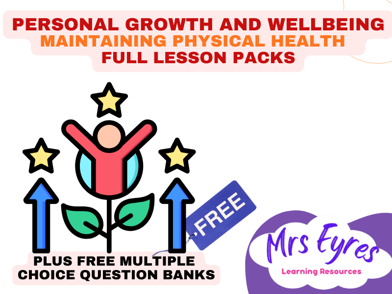 Personal Growth and Wellbeing | Complete Physical Health & Wellbeing Unit Bundle | Lessons, activities, assessments