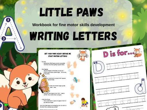Alphabet Tracing & Letter Handwriting Workbook | Fine Motor Skills Practice