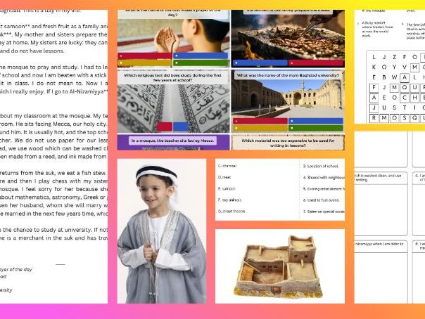 KS2 Non-European Society - The Golden Age of Baghdad : The Life of a Child (Boy)
