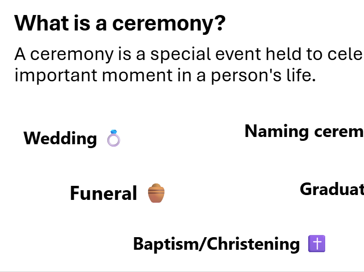 KS3 RE – Humanist Ceremonies (Weddings, Funerals & Meaning). 2026