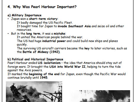 Junior Cycle History Notes