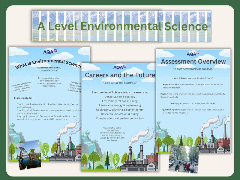 Why Environmental Science? - Display Posters