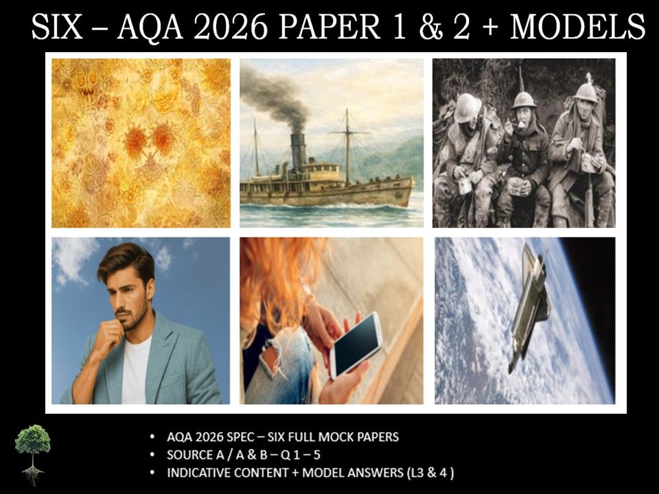 SIX - AQA PAPER 1 & 2 | 2026 FULL MOCKS | MODELS
