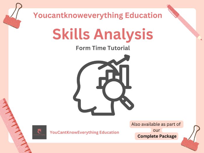 Skills Analysis Form Time Tutorial