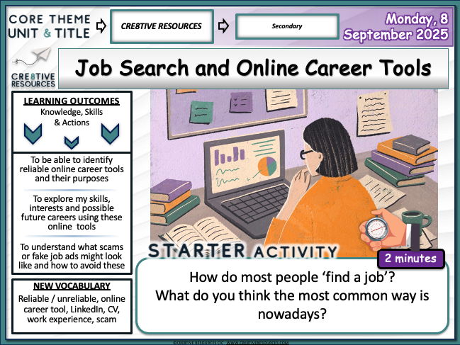 Job Search and Online Career Tools
