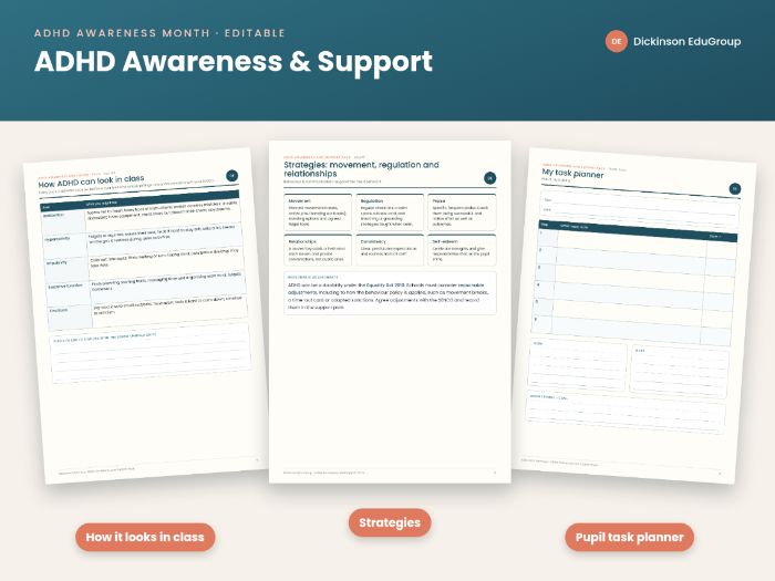 ADHD Awareness and Support Pack