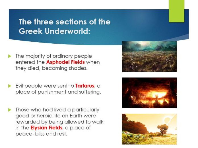 Myth Lesson - Orpheus in the Underworld (Year 8)