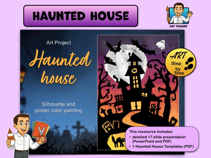 KS4 Art Lesson: Haunted House