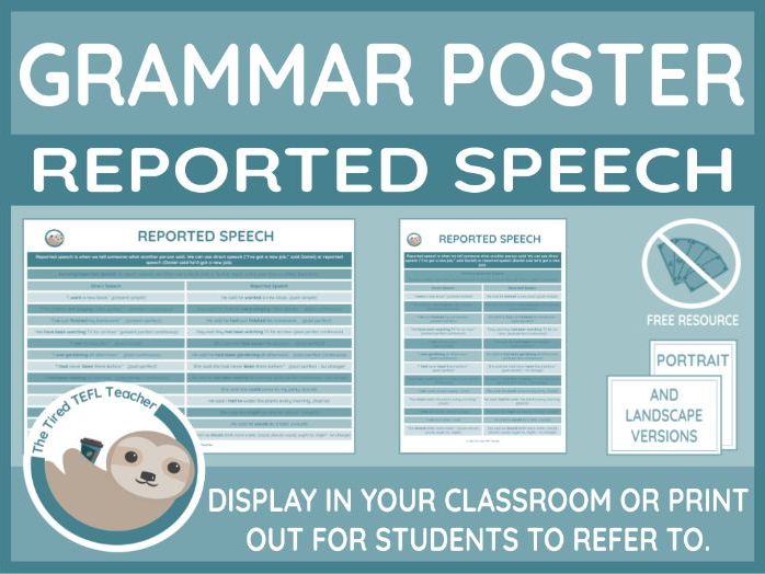 Grammar Point Poster - The Second Conditional