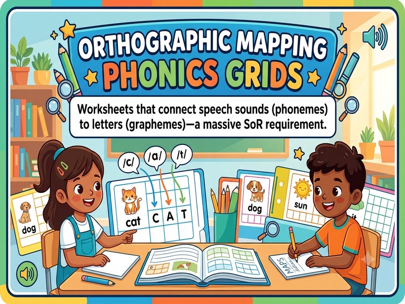 Orthographic Mapping Phonics Grids