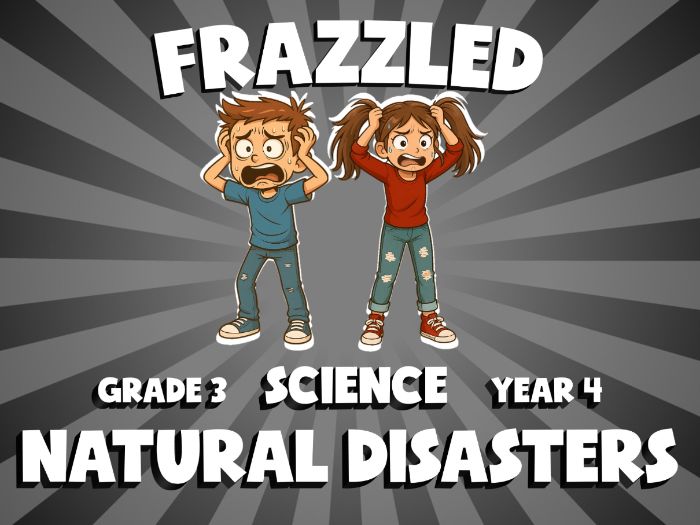 Natural Disasters FRAZZLED Science Game | No-Prep Year 4 Review Activity