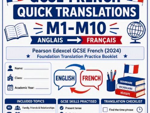 GCSE Translation into French pack Foundation