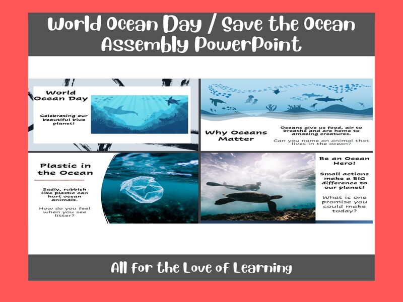 World Ocean Day / Save our Ocean Assembly PPT
