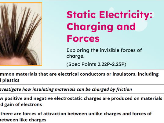 IGCSE Physics: Static Electricity | Edexcel Modular | Unit 2 | L13 | Physics only
