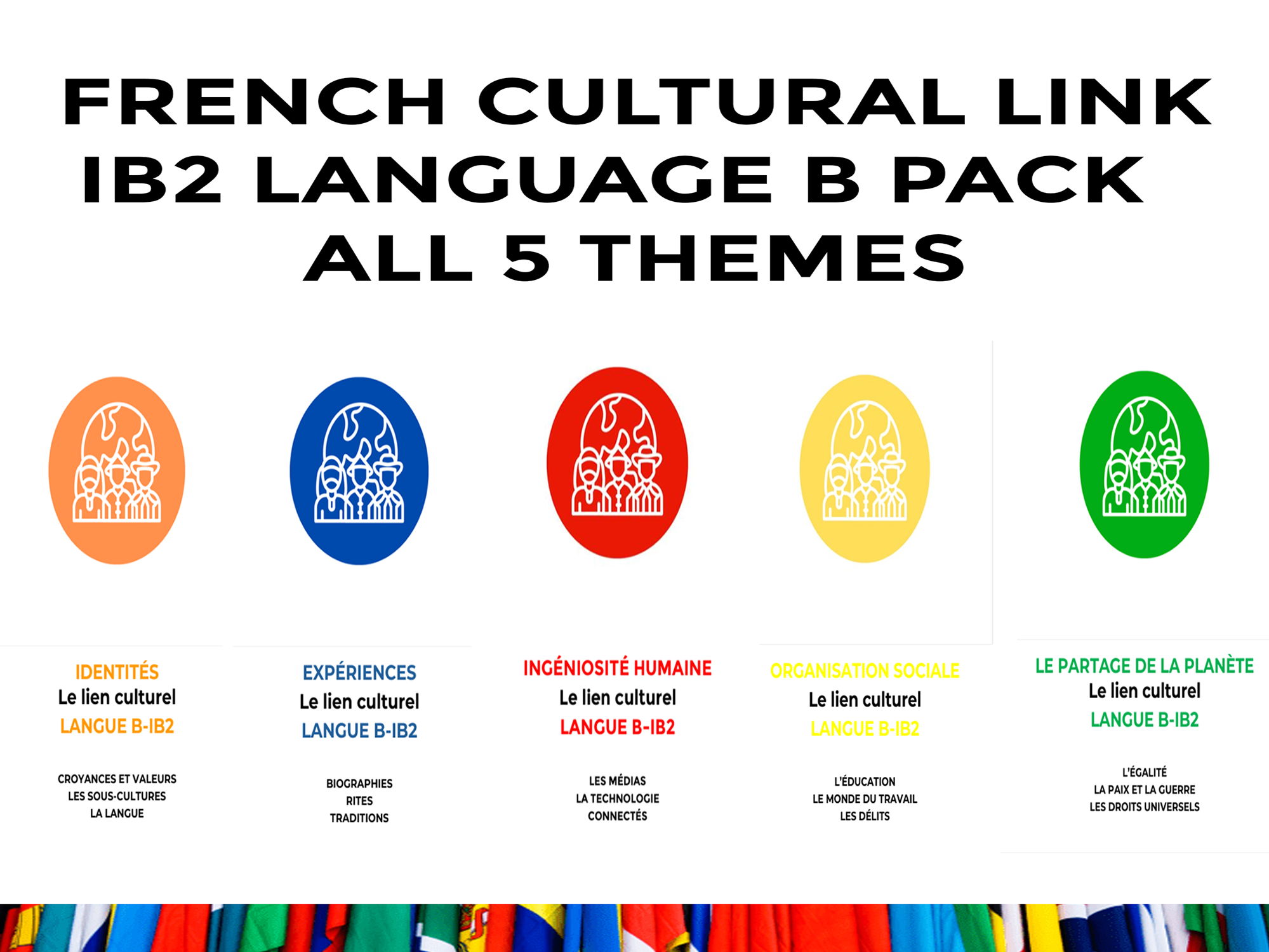 French Cultural Link IB2 Language B Pack All 5 Themes