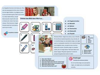 Pencil Case (French, German & Spanish) - Complete Unit with Assessment & Mark Scheme (also suitable for cover lessons)