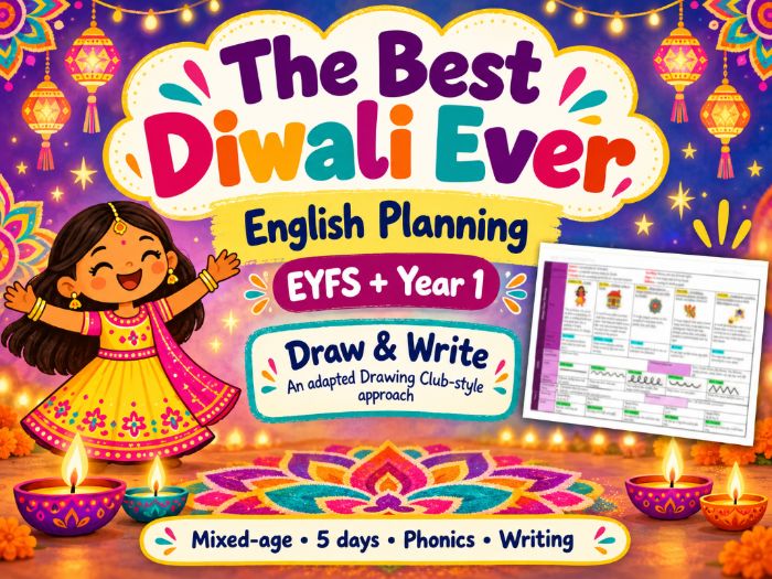 The Best Diwali Ever – EYFS & Year 1 English Planning