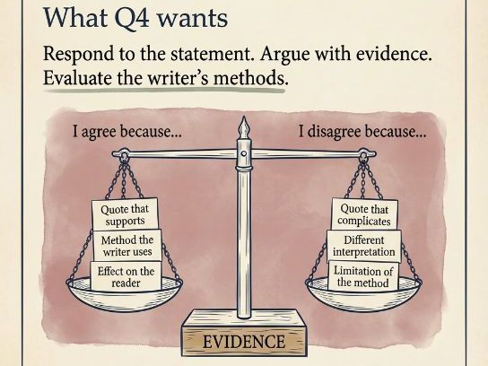 GCSE English Language Paper 1 Revision Posters Classroom Display